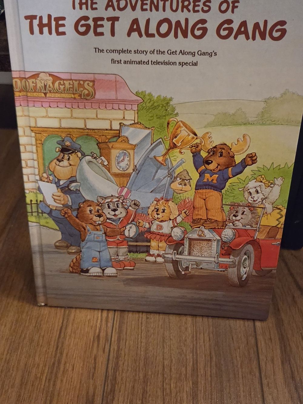 The Adventures of The Get Along Gang Illustrated Hardcover Book - 1984